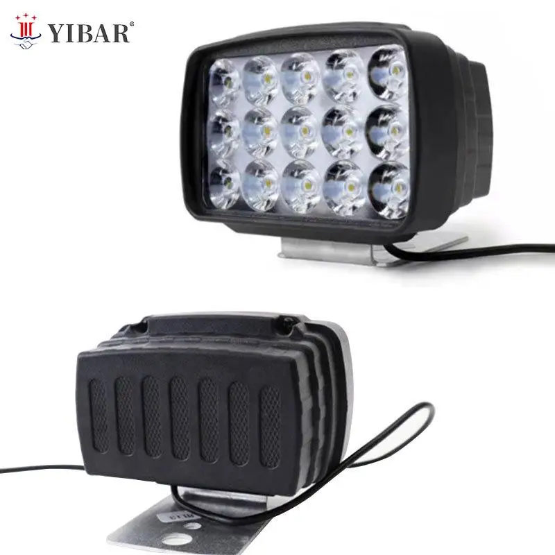 

15LED/pcs 6000-6500K Motorcycle Headlight Spot Light 1500LM Motos ATV UTV Scooter Lighting