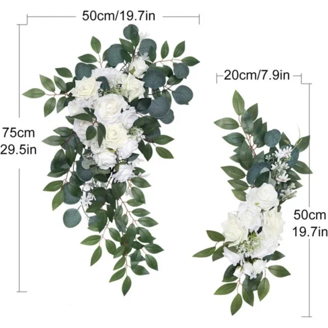 

Искусственные свадебные арки из шелка 2 шт.