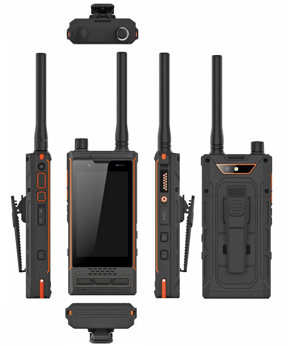 4 Inch 4GB+64GB Android 9 IP68 Waterproof Phone Rugged Mobile Phone With DMR Waikie-Talkie NFC PTT Function