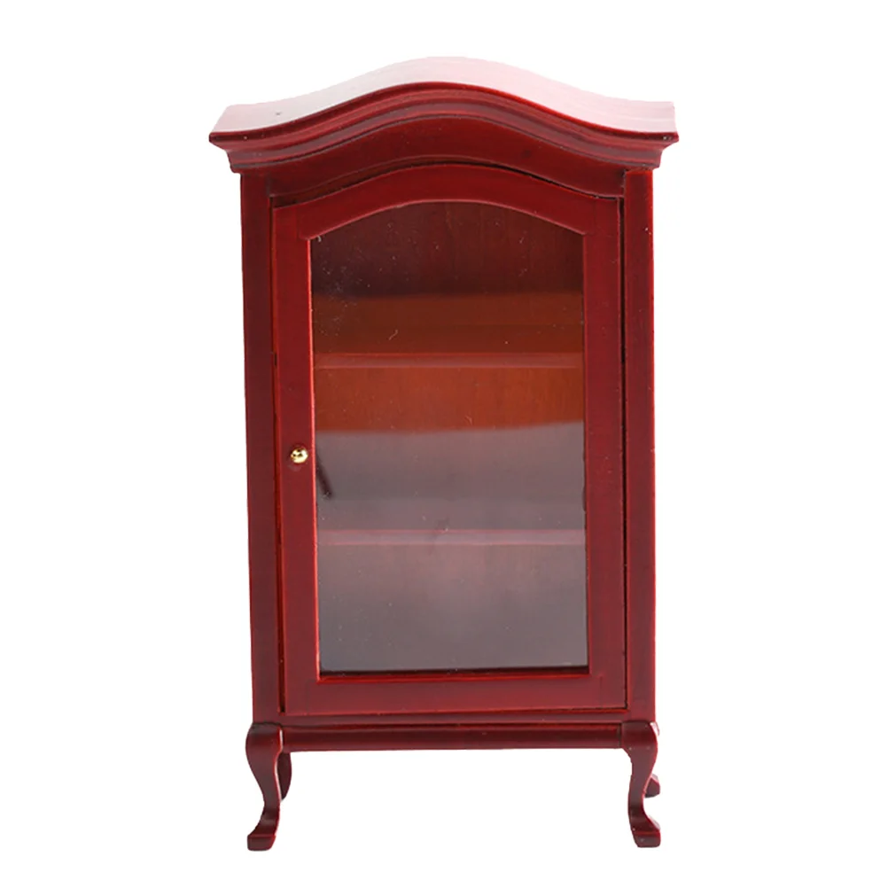 

Miniature Bookshelf Shelf Display Mini Cabinet Storage Scene Pretend House Furniture 12 Diy Scale Bookcase Dresser Accessories