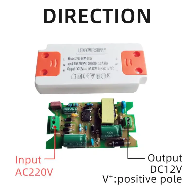 

Ac100V-240V Super Slim Led Driver Led Power Supplies 3A Lighting Transformer for Led Lighting Dc12V Constant Volatge 24W 36W 48W