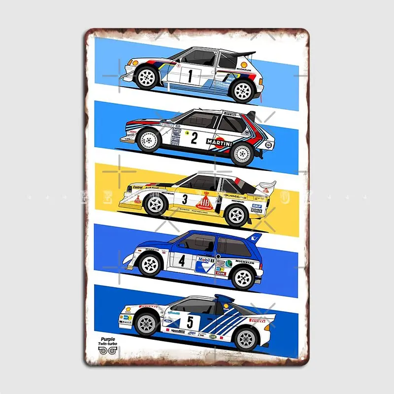 

1986 Group B V2 Metal Sign Classic Pub Garage Garage Decoration Wall Cave Tin Sign Poster