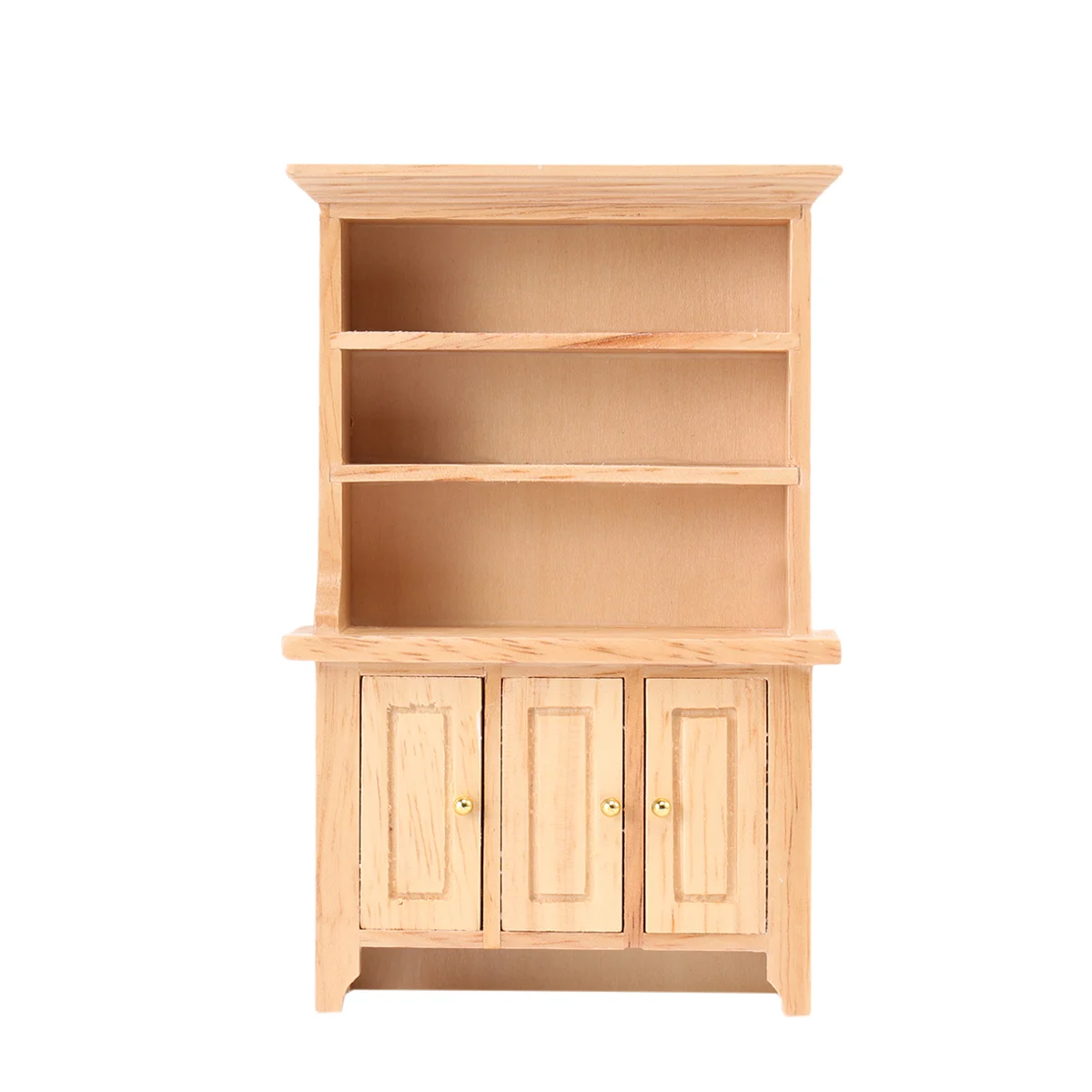 

Mini Model Wood Furniture House Cabinet Cupboard Miniature Vertical Miniatures Decorations