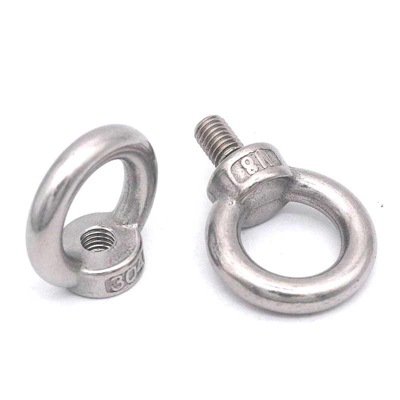 1-2 шт. подъемные гайки/винтовое кольцо eyebolt hooking гайка Винты M3 M4 M5 M6 M8 M10 M12 304