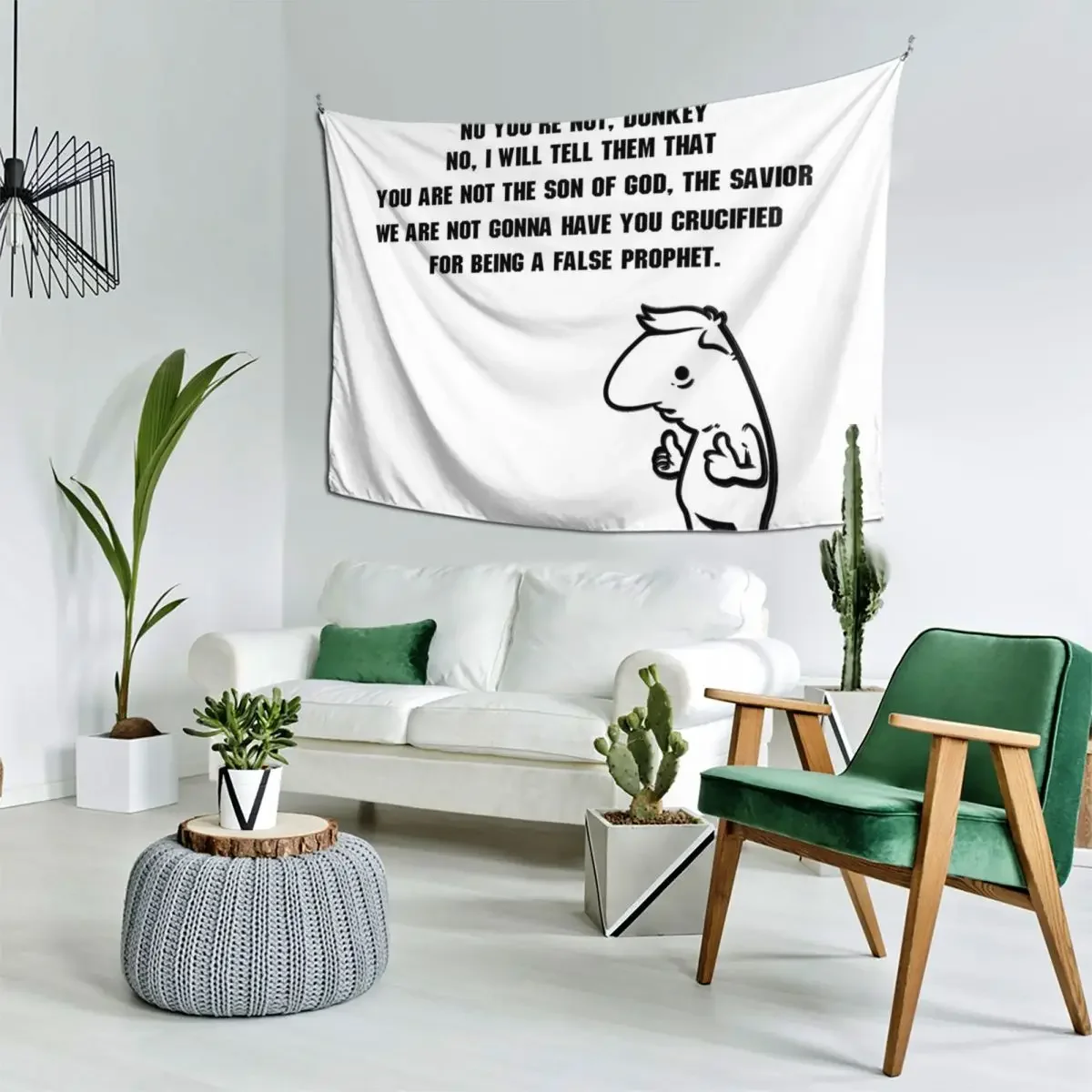 Гобелен &quotLook at my Stigmata I know I'm the son of God&quot