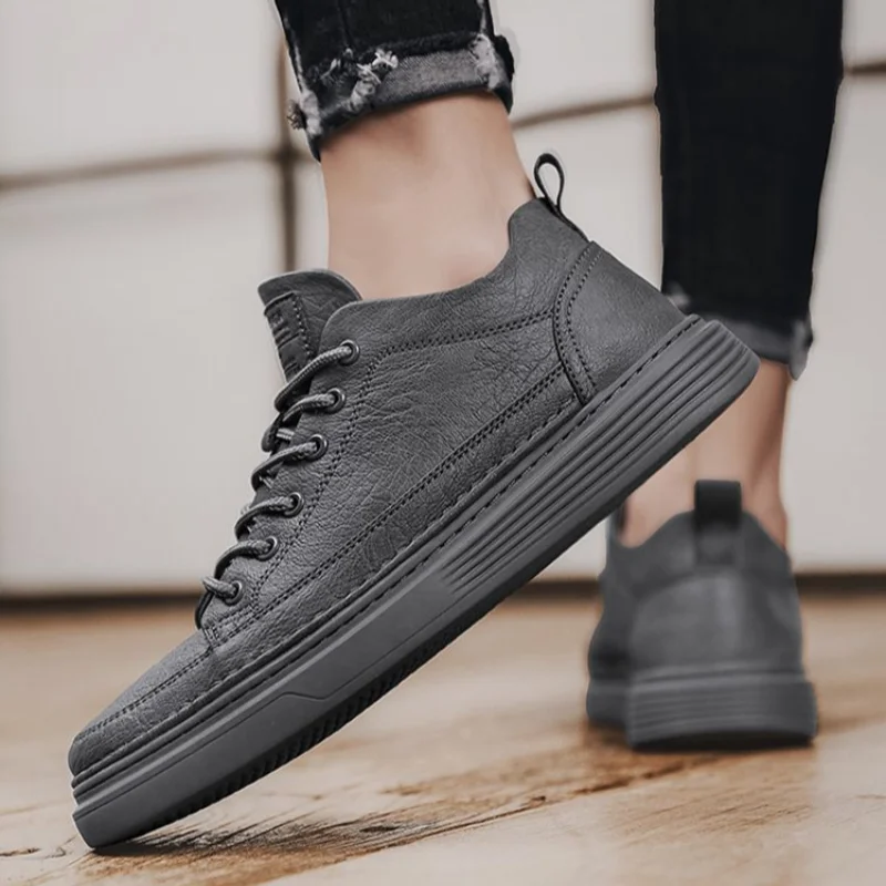 Удобные мужские кроссовки на вулканизированной подошве повседневные для доски