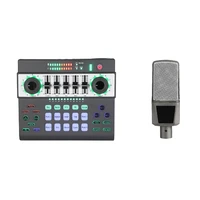 new model professional audio interface sound card live sound recording microphone kit