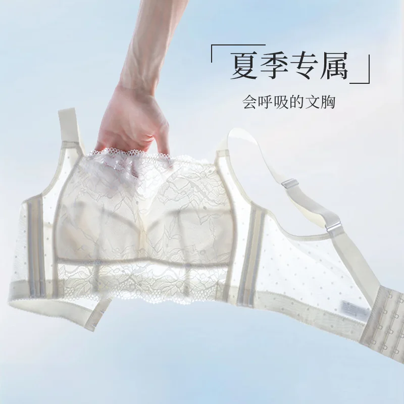 Size From 34/75 To 46/105 Large Size Showing Smaller   B/C/D/E/F/G/H/I/J Cup Push Up Gather Sexy Lace Breathable Bra Tube Top