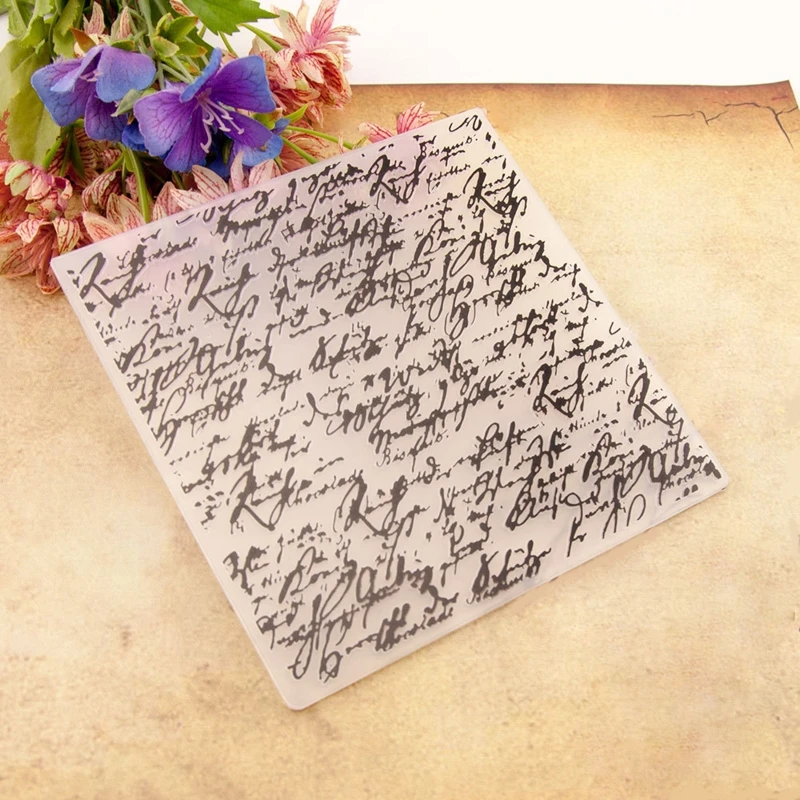 Неровная папка для тиснения 3D Многофункциональные пластиковые штампы