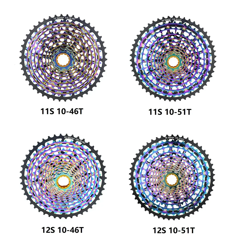 Фото Красочный MTB 11 12S 10-46T/10-51T XD ULT кассета Ultimate горный велосипед K7 звездочка велосипеда свободного хода для Eagle GX SX NX M9100 №2