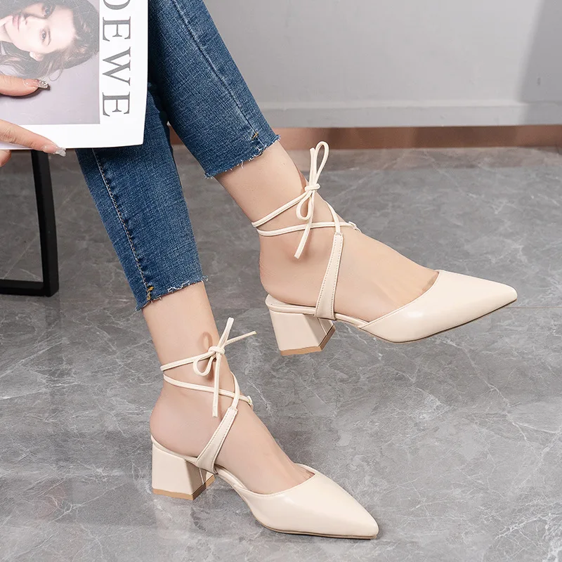 

2022 Shoes Women Slippers Sandals New Spring Heel Sandales Femmes Zapatos De Mujer Women Shoes