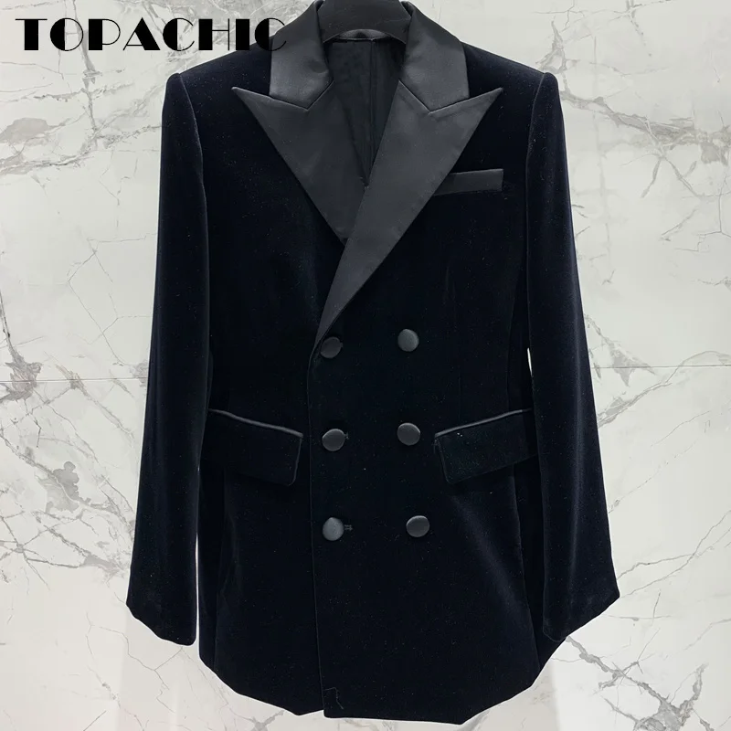 10.17 TOPACHIC-Женский высококачественный классический темпераментный бархатный