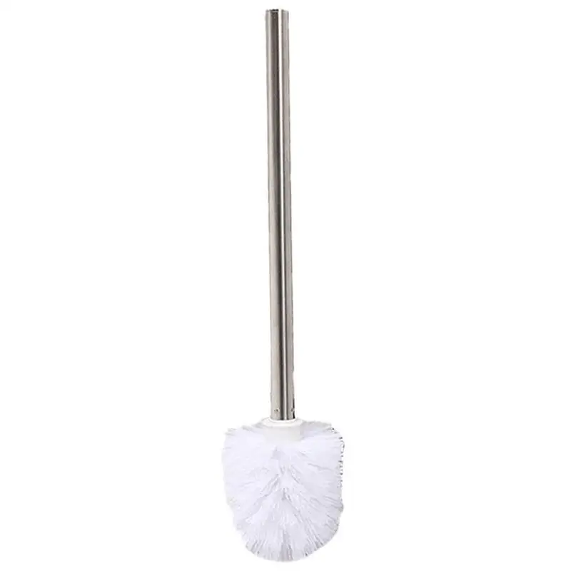 

Plastic Toilet Brush With Stainless Steel Handle Soft Bristles Cleaning Tools For Bathroom Household Cleaning Brushes 30E