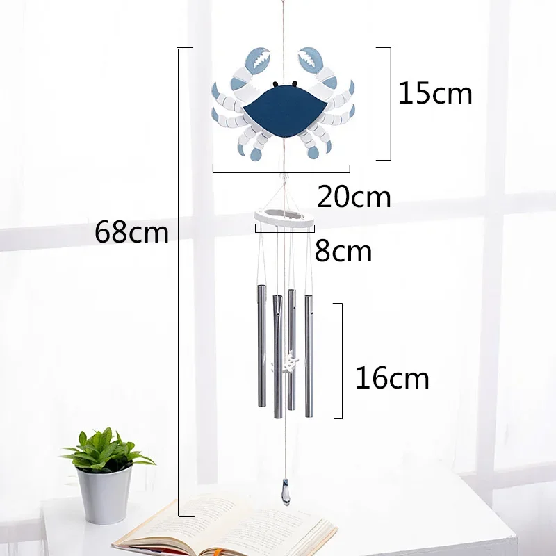 Средиземноморский стиль пляжный деревянный колокольчик кулон в форме