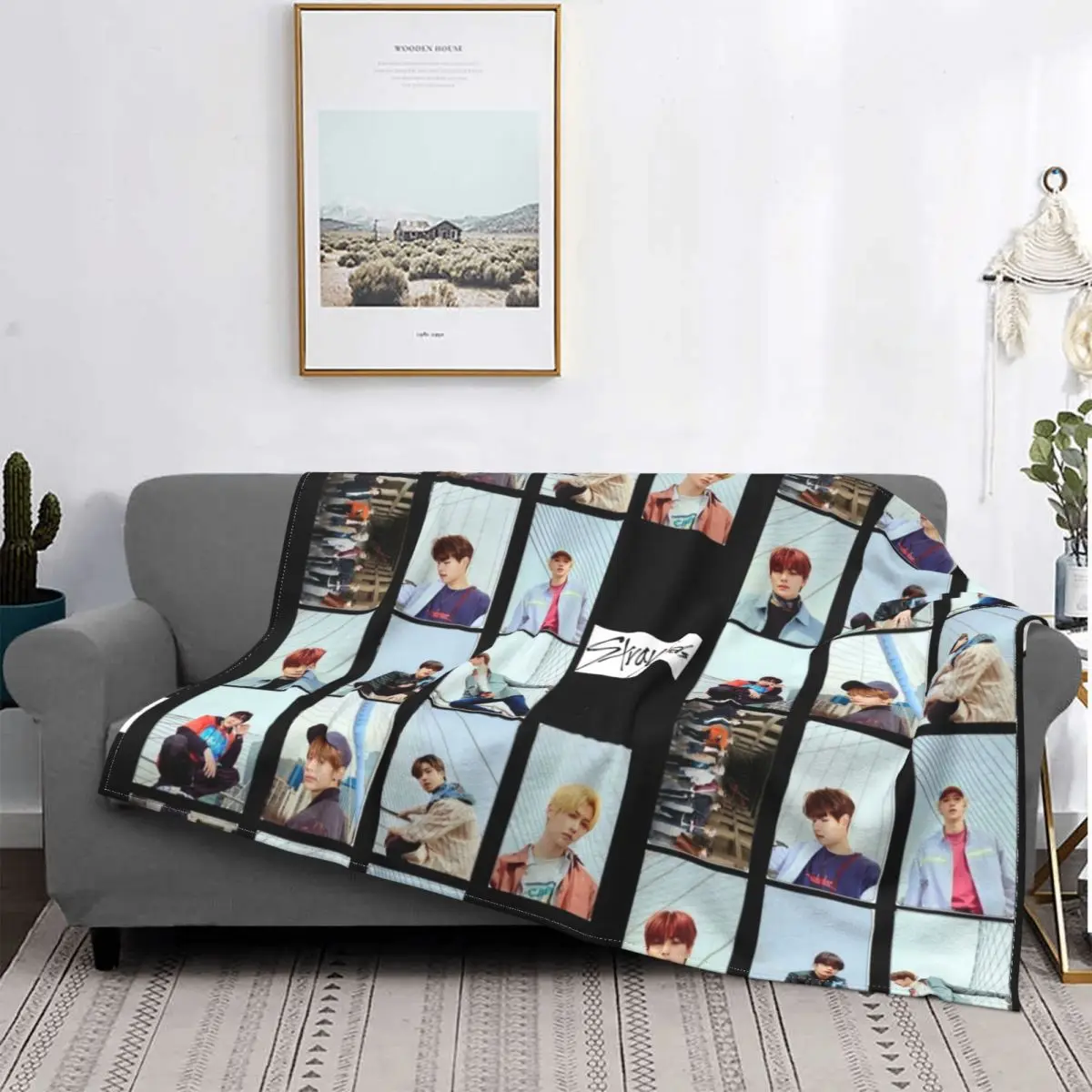 

Stray Kids Blanket Kpop Easy Winter Plush Ultra Soft Flannel Throw Blanket Bed Bedspread Cover Office Fluffy Outlet Art