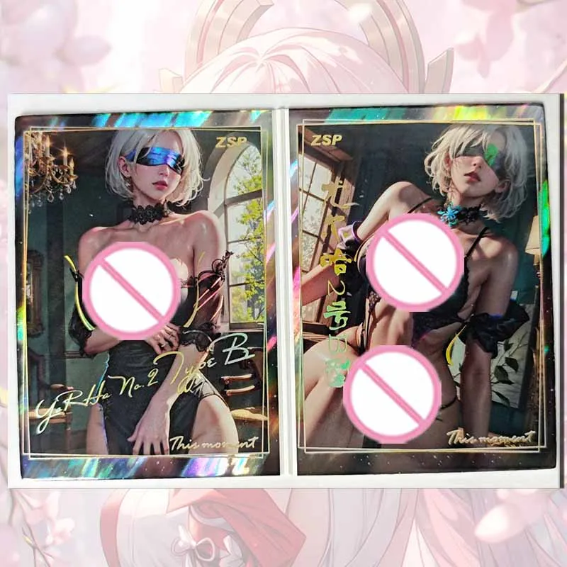 Goddess Story Fan girl ZSP двустворчатая карта Ningguang Kafka Nami Hyuga Hinata Ganyu boy Коллекция игрушек