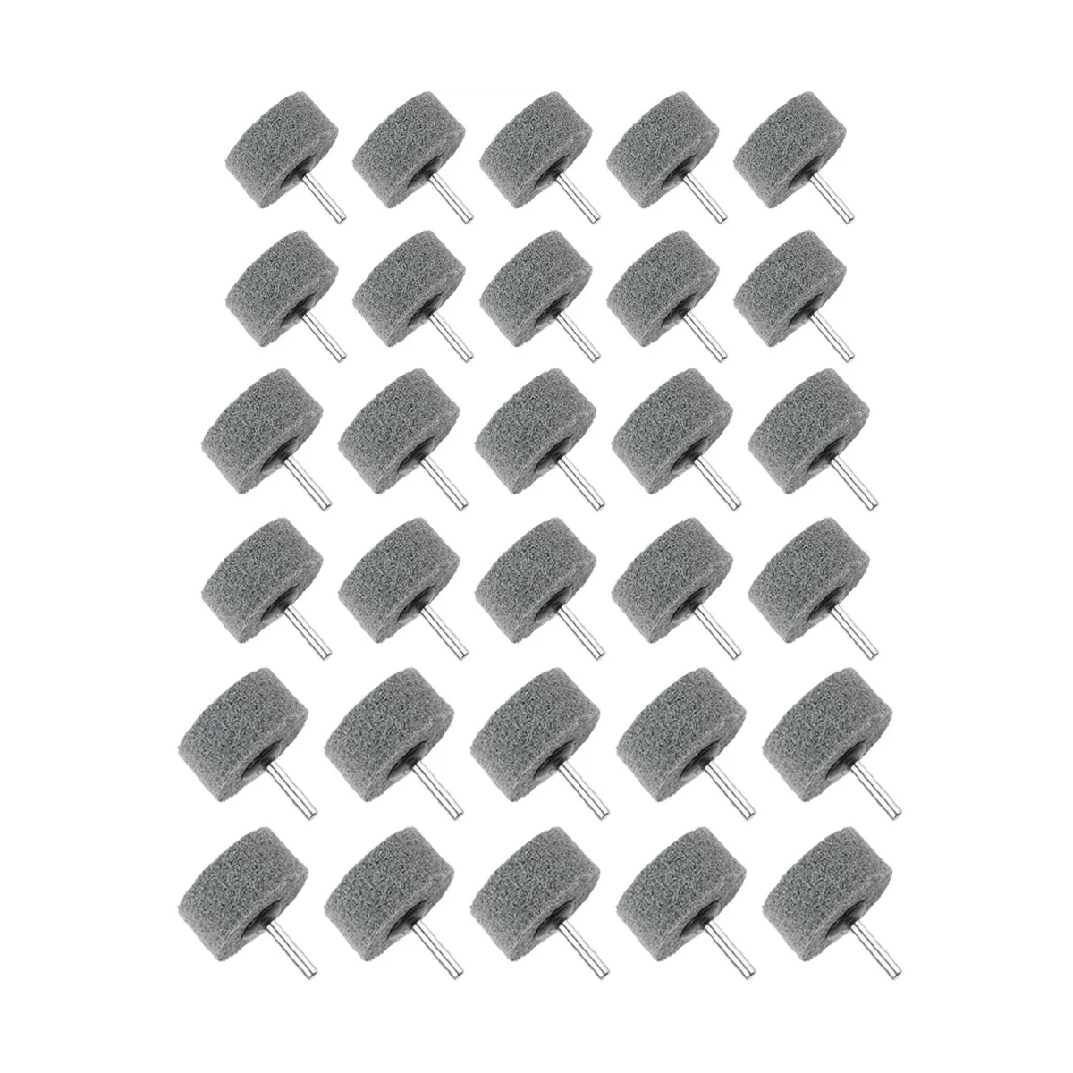 

Nylon Wheel Polishing Head with Handle Fiber Polishing Wheel Stainless Steel Wire Drawing Wheel 6Mm Round Handle