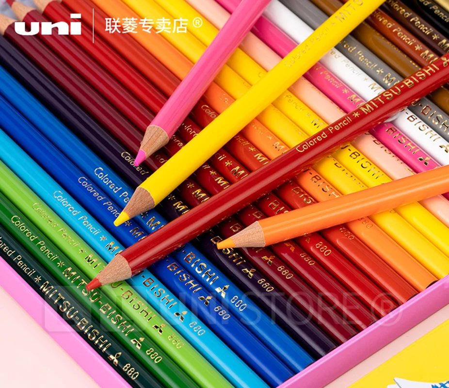 

UNI 880 масляные цветные Pencil, 3 шт., профессиональные эскизы, ручная роспись, цветная заполняющая кисть, картина товары для рукоделия