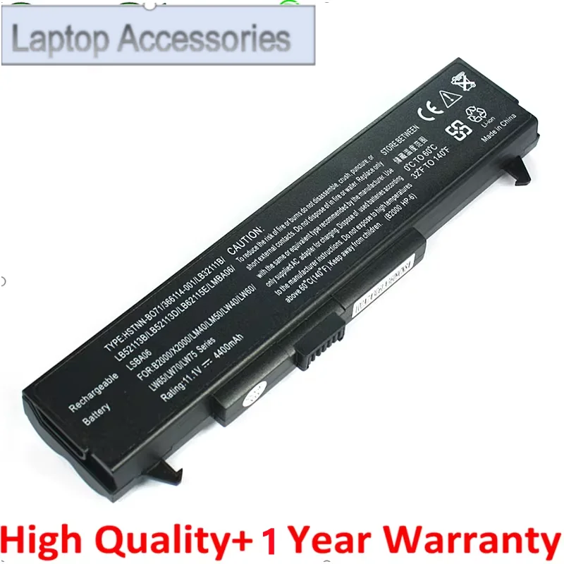 Фото FF LB32111B LB52113B LB52113D BO71 Аккумулятор для ноутбука LG LE50 LM60 LM70 LS50 R400 R405 RD400 LS70 LS75 LS45 для HP B2000 №1