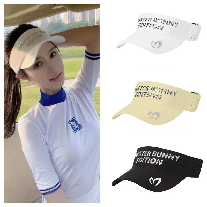 

Korean Version 2023 New Golf Hat Women Fashion Outdoor Leisure Sports Sun Proof Face Small Hollow Top Duck Tongue Golf Cap