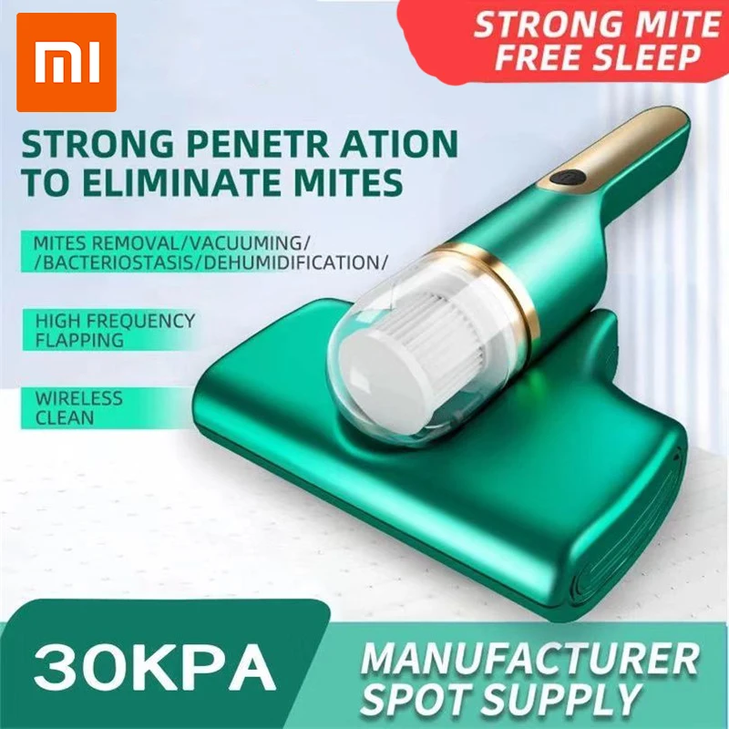 

Xiaomi Portable Wireless Dust Removal Equipment Home Mite Meter for Mattresses Sofas with UV Light Automatic Patting Function