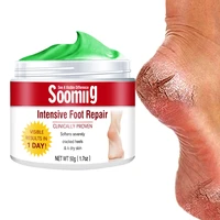 soomiig 50g oil anti drying foot cream heel crack repair cream removing dead skin hand and foot care foot facial mask