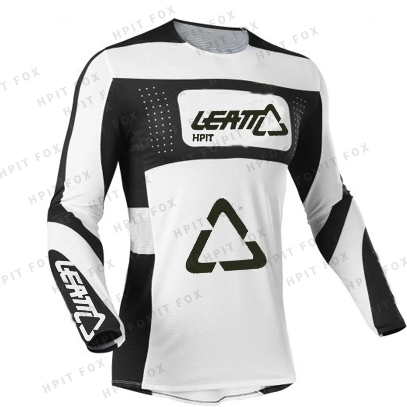 

2023motorcycle mountain bike team downhill jersey MTB Offroad DH MX bicycle locomotive shirt cross country mountain bike hpit