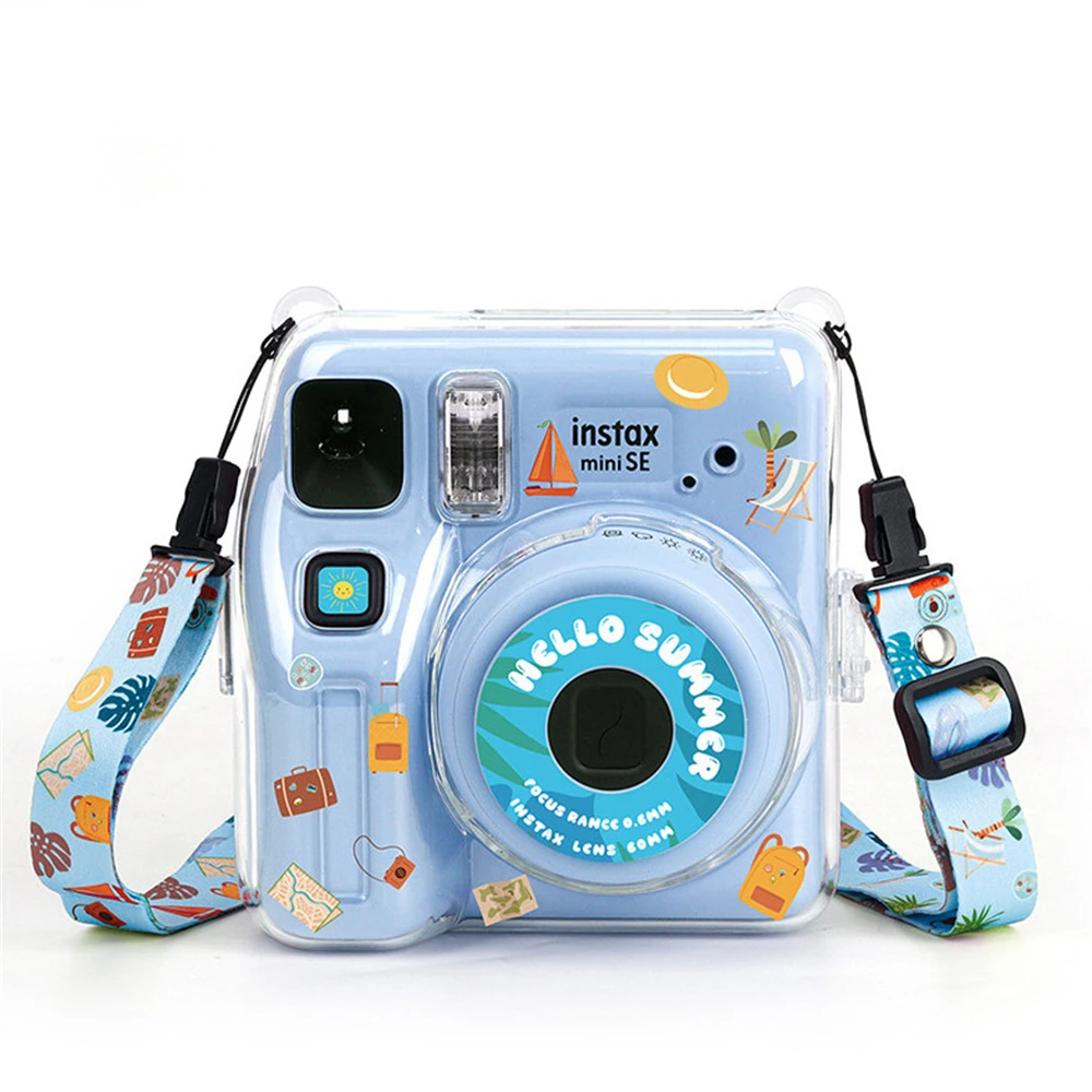 Прозрачная блестящая фотосумка для Polaroid Instax mini SE