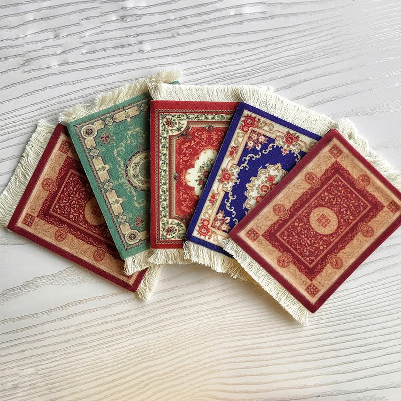 Винтажная подставка для кофейной чашки с кисточками в перском этническом стиле