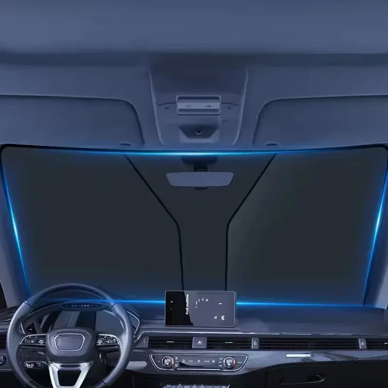 Фото Солнцезащитный экран на лобовое стекло автомобиля для Chery Tiggo 3, 5, 7, 8, Arrizo E3, Fulwin, Win, Jetour – Аксессуары для защиты от солнца №4