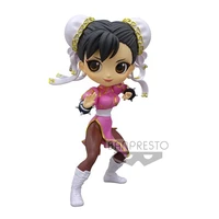 banpresto q posket street fighter chun li ver b pink clothes spot action figure model childrens gift anime