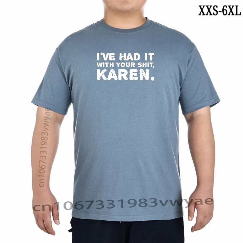 

Funny Shut Up Karen TShirt Gift T Shirts Tees For Men Family 100% Cotton Casual Tshirts XXS-6XL