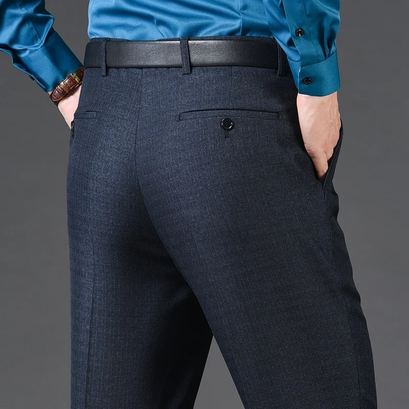 

Men easy leisure business contracted the new suit pants pantalon formal hombre della tuta