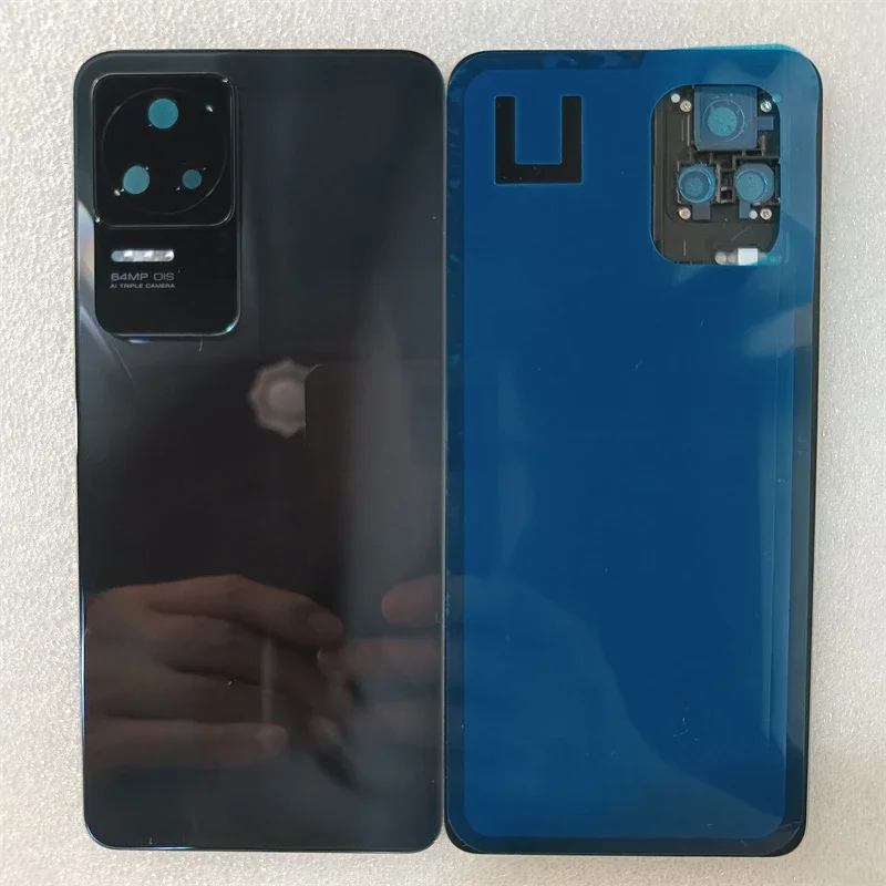 Задняя крышка аккумулятора для Xiaomi Poco F4 22021211rg 22021211ri 3D стеклянная панель задняя