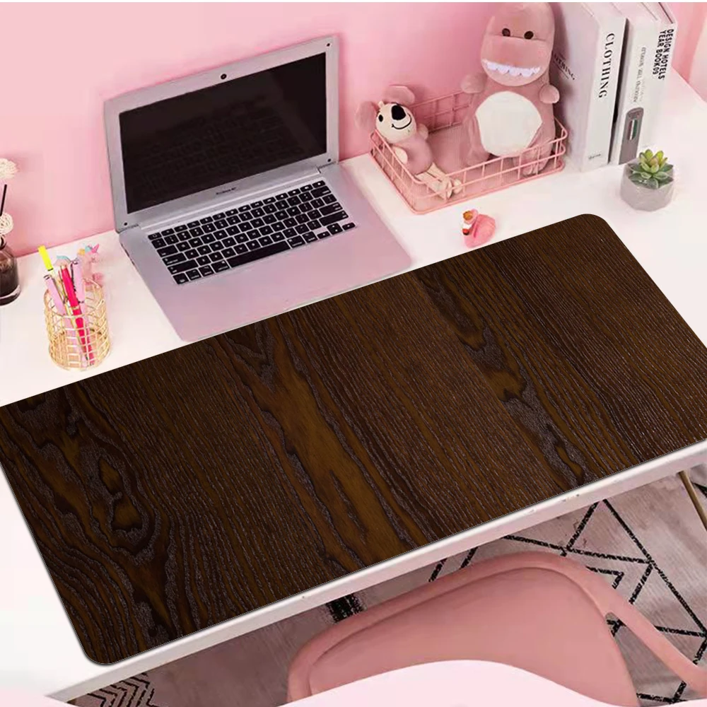 

Mairuige Fashion Brown Wood Grain Laptop Gaming Large Locking Edge Mousepad BIG SIZE Rubber Game Mouse Pad for CSGO DOTA Gamer