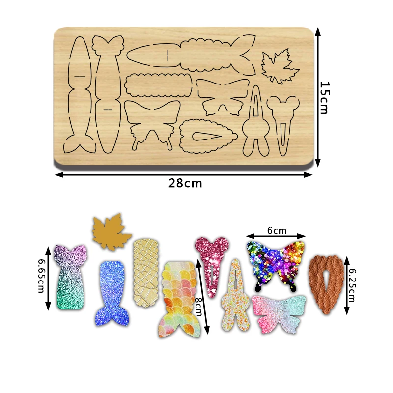 K205 Разнообразные шпильки бабочки листья кроличьи уши штампы с Микки подходящие