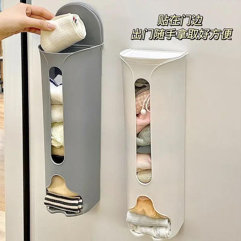 

Кухонная корзина, коробка для хранения, бытовая настенная коробка для хранения нижнего белья, коробка для сортировки носков, Коробка Для Хранения нижнего белья