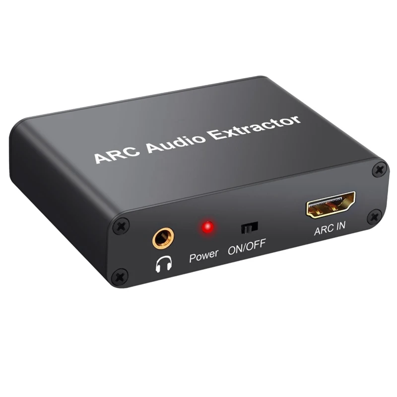 

HDMI-Compatible Extractor Digital to Analog Audio Converter DAC with 3.5mm Headphone Interface 192KHz DAC Converter
