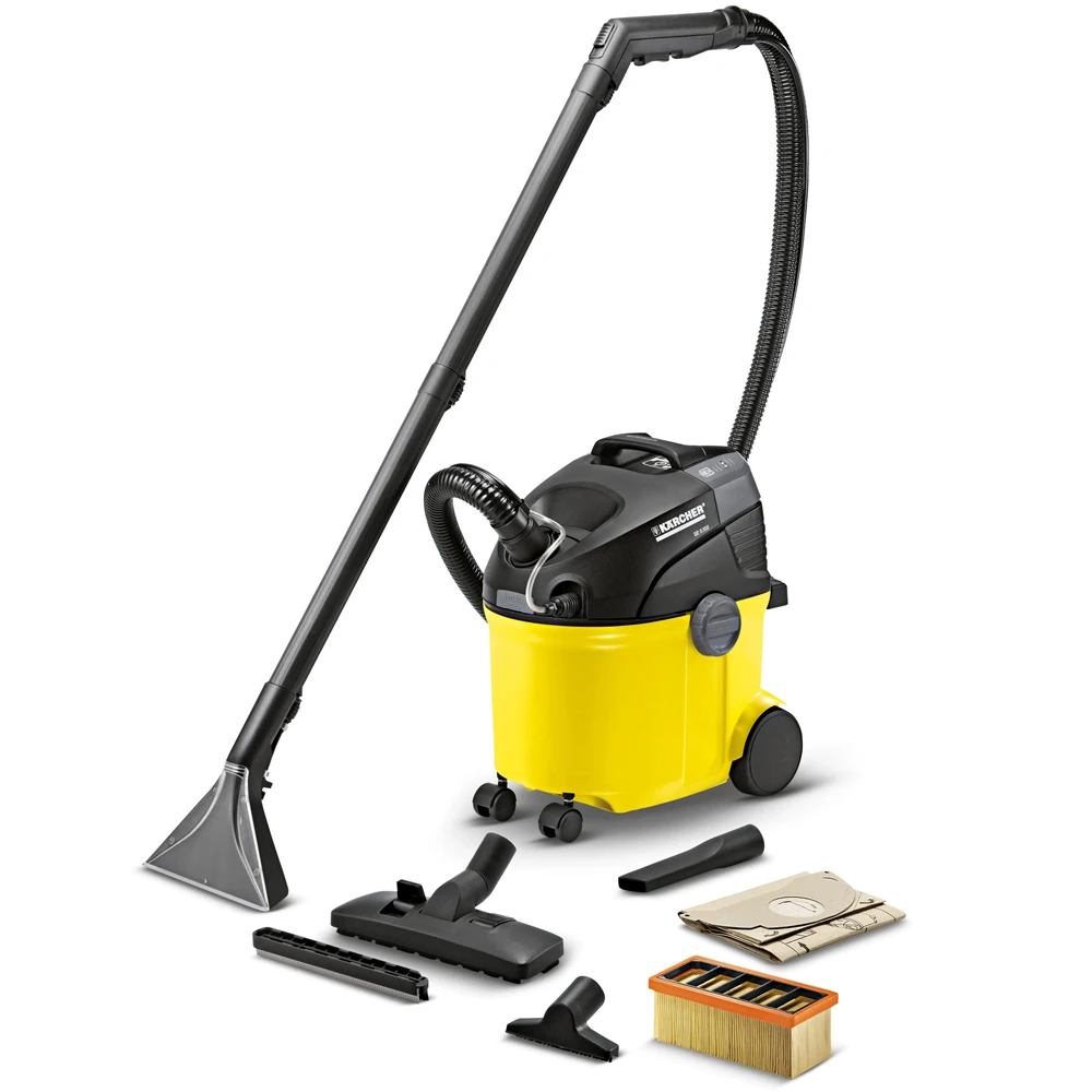 Моющий пылесос KARCHER SE 5.100 (мощность 1400Вт сухая и влажная уборка распыление воды