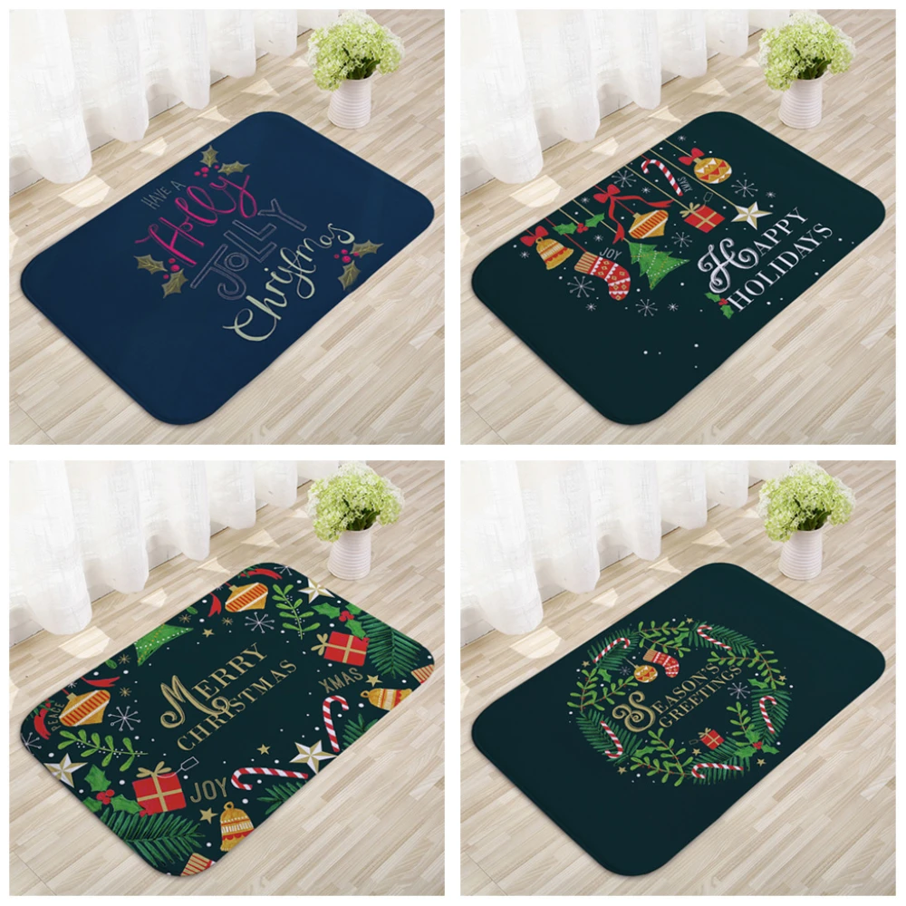 

Christmas Door Mat Santa Claus Outdoor Carpet Marry Christmas Decorations for Home 2022 Xmas Ornament Gifts New Year 2023