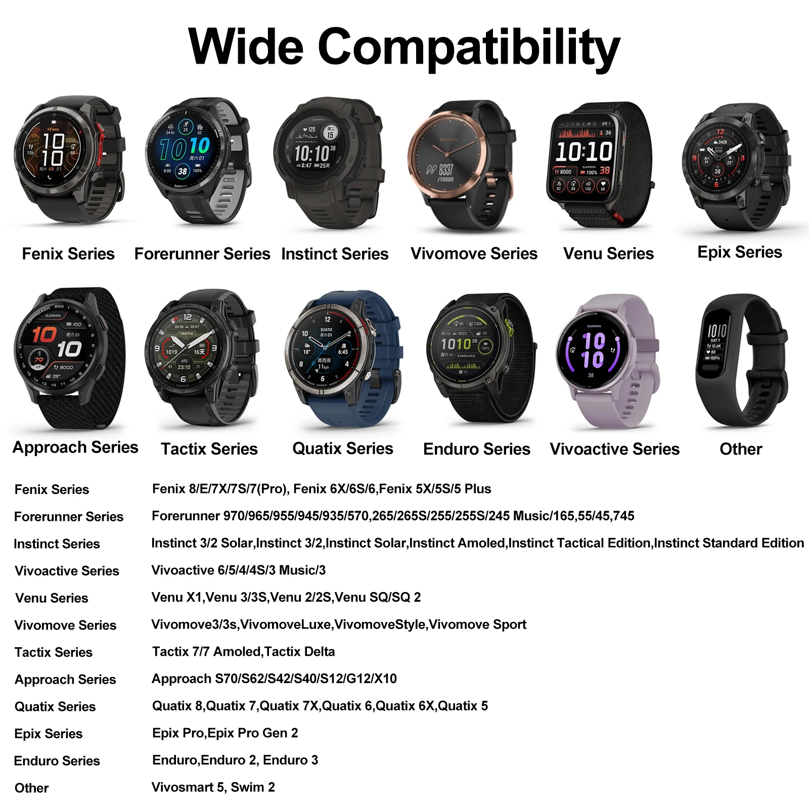 Фото Нейлоновый зарядный кабель USB Type C для Garmin Fenix 8/E/7/6/6X/6S/5X/5/5S Venu2/VenuSq2/3/3S Vivoactive4/4S/3 Approach S70/S62 №3