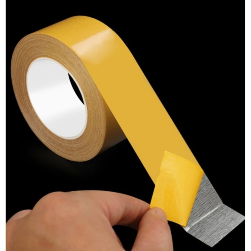 

20M Double Sided Adhesive Monster Tape High Viscosity Grid Fiber Transparent Double Sided Tape Sticky Adhesive Fiber Mesh Tape