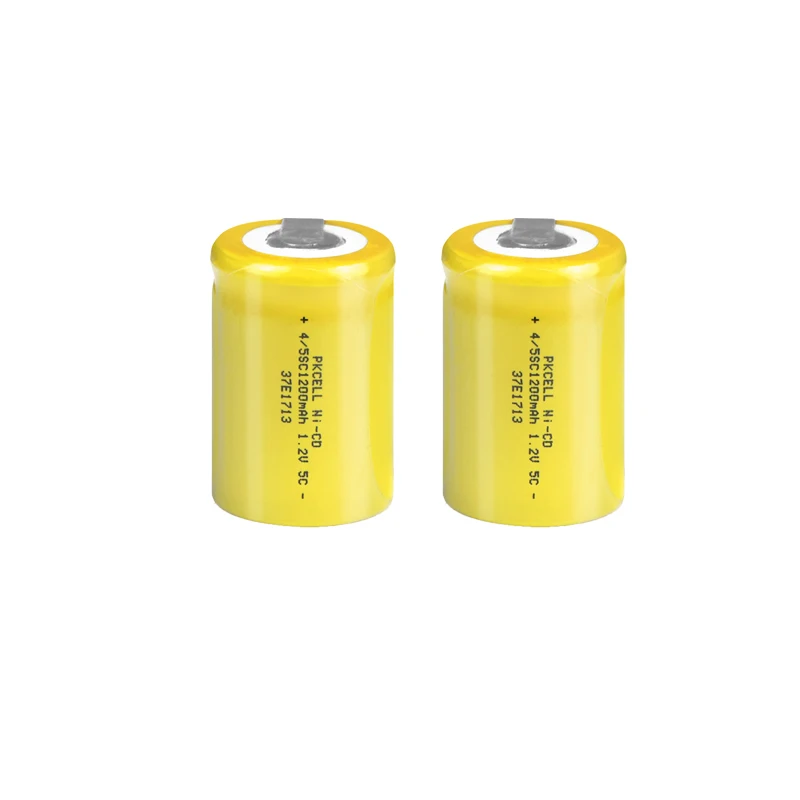 

Аккумуляторная батарея PKCELL 4/5 SC NI-CD, 1,2 в, 1200 мАч, 2 шт.