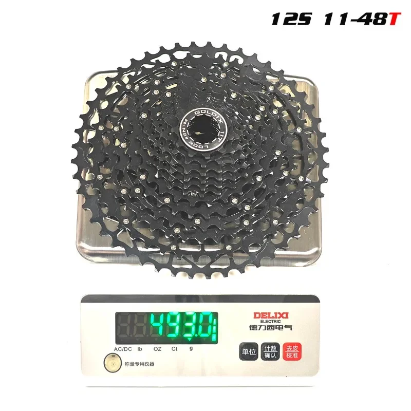 Фото GOLDIX 12-скоростная MTB кассета Сверхлегкая 12-скоростная кассета 11 52 50 48 46 44 40 HG Структурная звездочка для кассеты Shimano 12 В hg №5