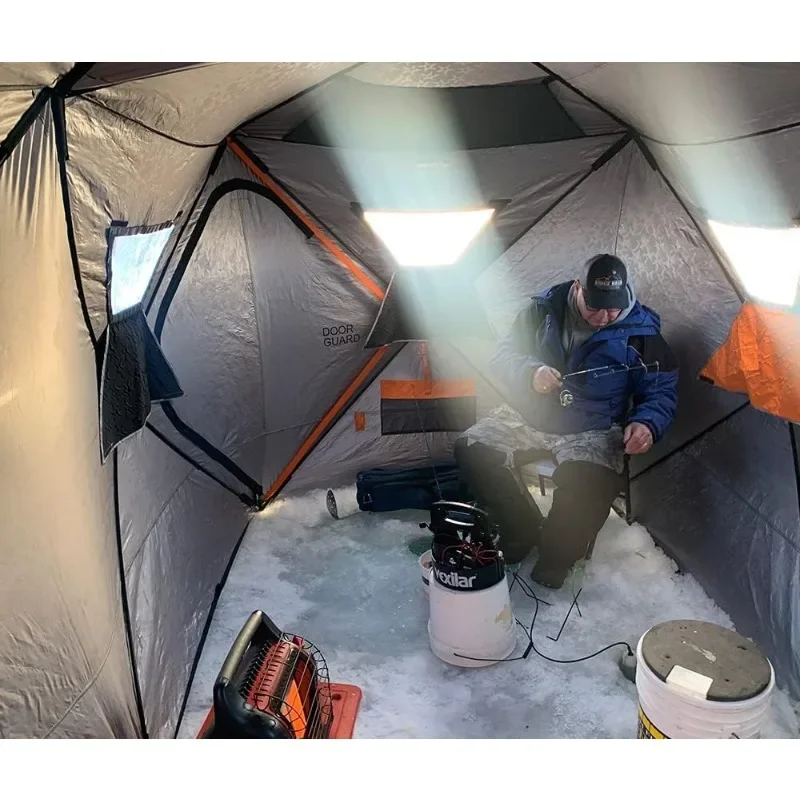 Всплывающий портативный изолированный укрытие для зимней рыбалки кемпинга и