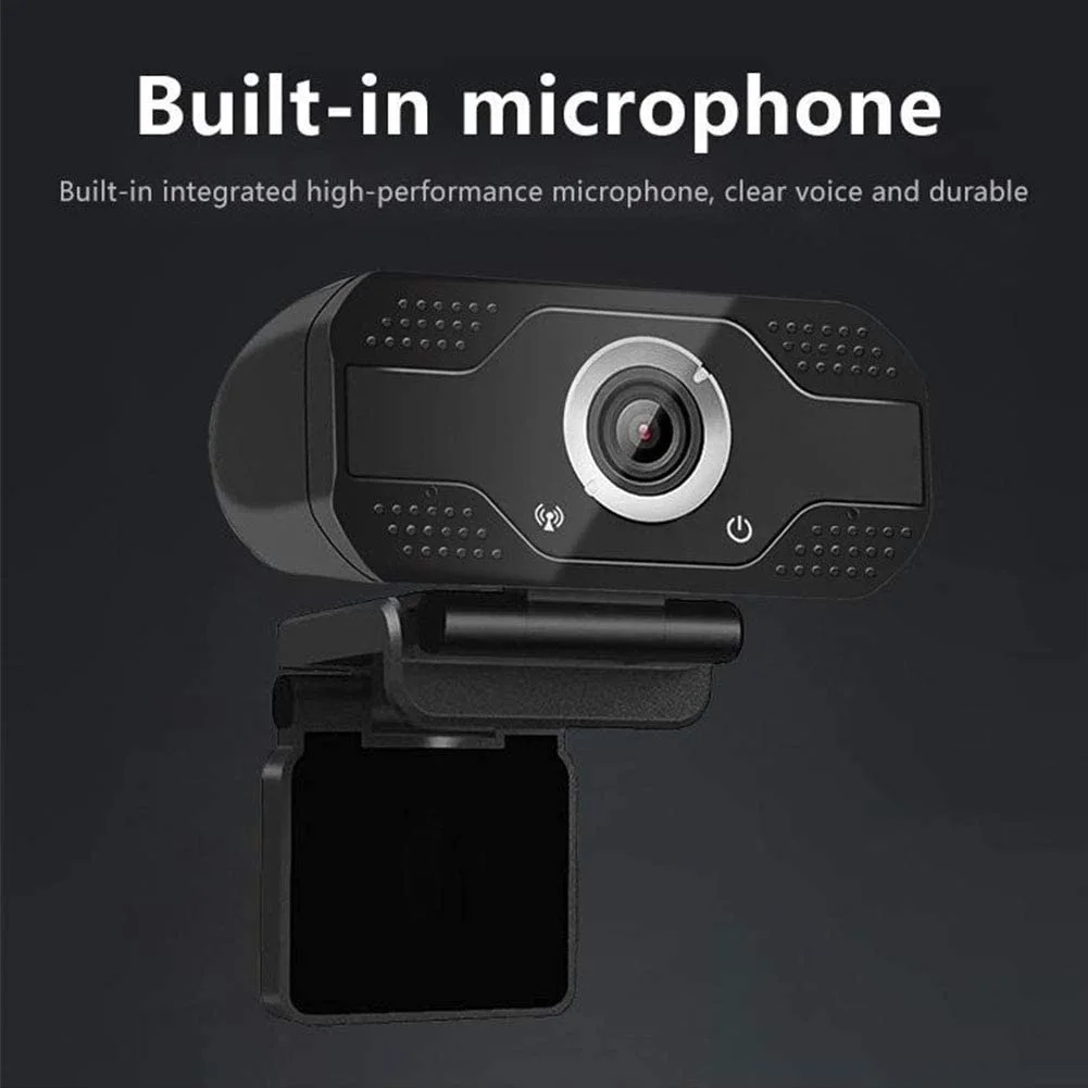 

2MP 1080P Web Camera Webcam USB HD Microphone Set Household Computer Safety Parts for Live Online Broadcast Stream