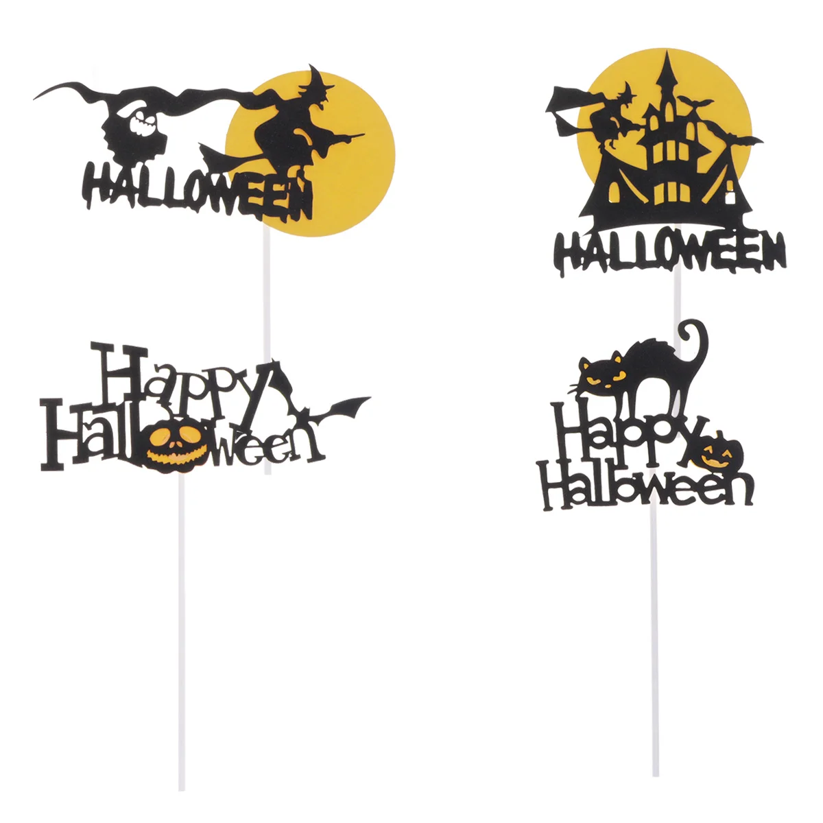 

12 Theme Dessert Toppers for Festival Banquet