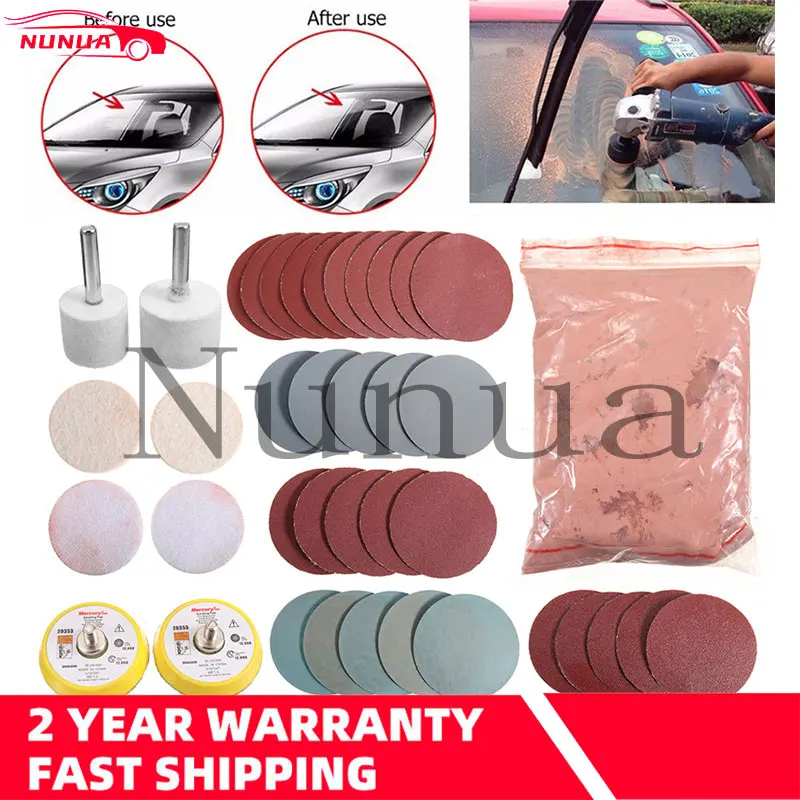 

Набор для полировки автомобильного стекла, 39 в 1, 8 Ox