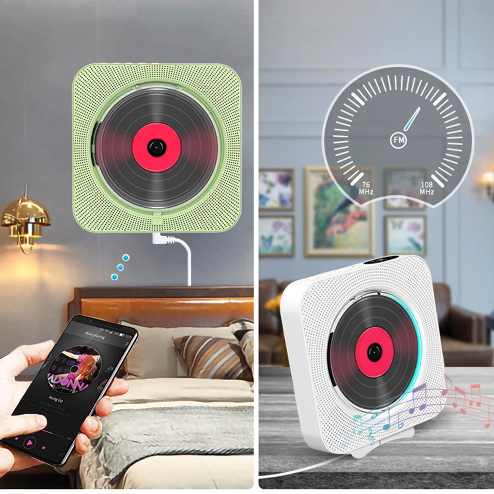 Новинка портативный CD-плеер Bluetooth 3 5 стерео-проигрыватель для CD-дисков экран мм