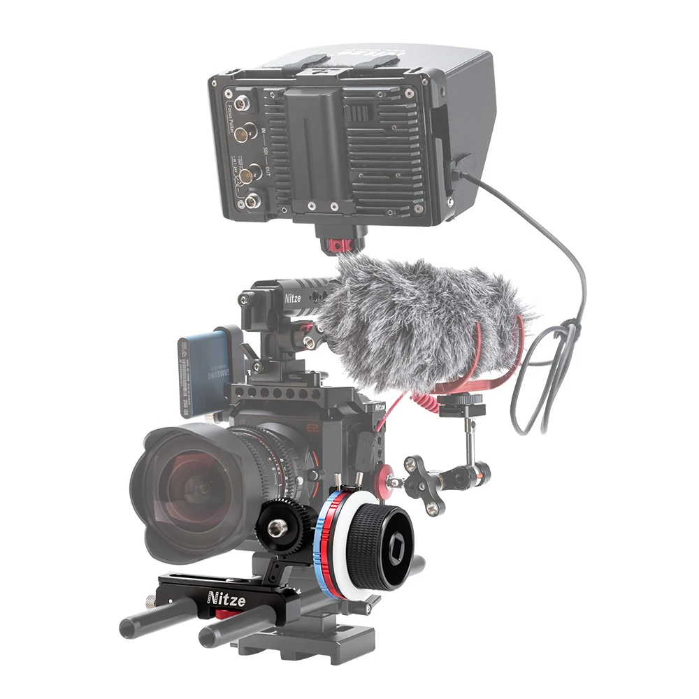 

NITZE FOLLOW FOCUS KIT WITH GEAR RING, CRANK AND WHIP - MF15B-KIT